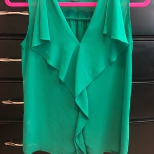 LOFT Tops - LOFT Emerald Green Dress Tank LOFT Tops - LOFT Emerald Green Dress Tank